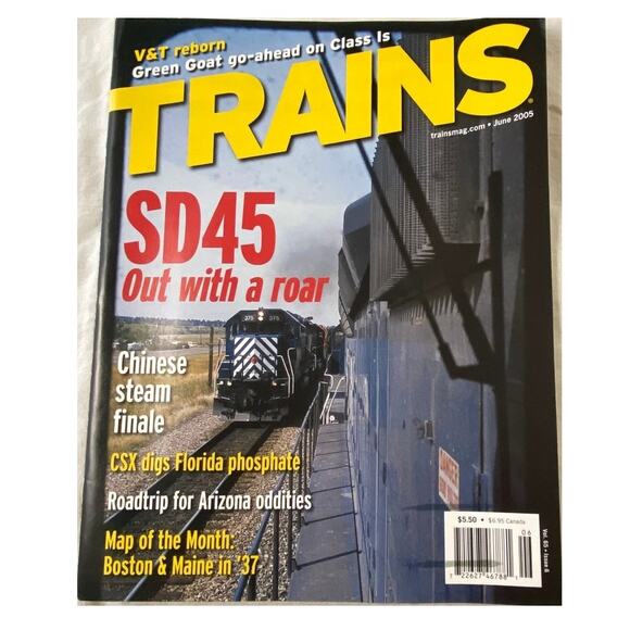 Vtg Lot 3 Trains Jun Jul Aug 2005 Magazine Collect Hobby Track Railroad Engineer - Picture 4 of 9